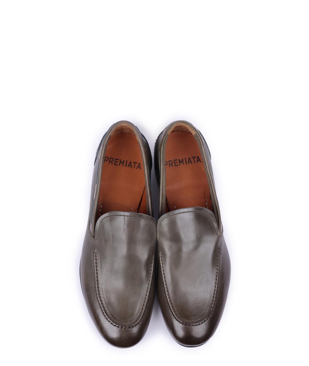 PREMIATA Коричневые кожаные лоферы, фото 4