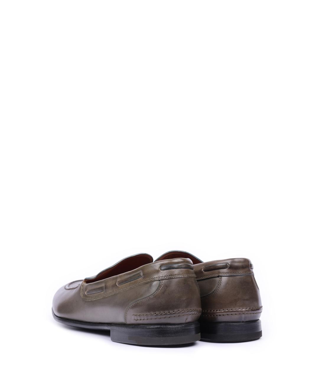 PREMIATA Коричневые кожаные лоферы, фото 3