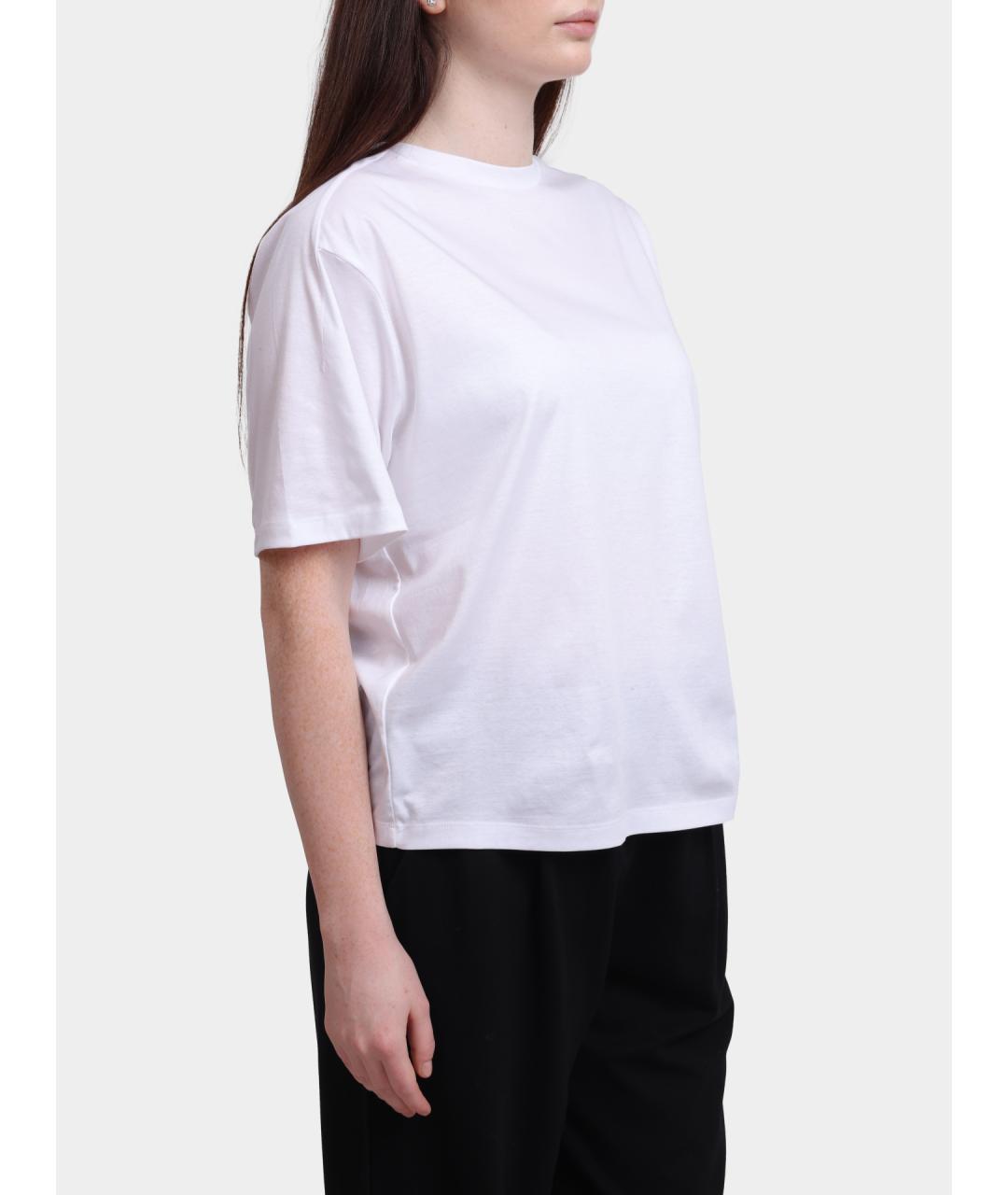 HERNO Белая хлопковая футболка, фото 3