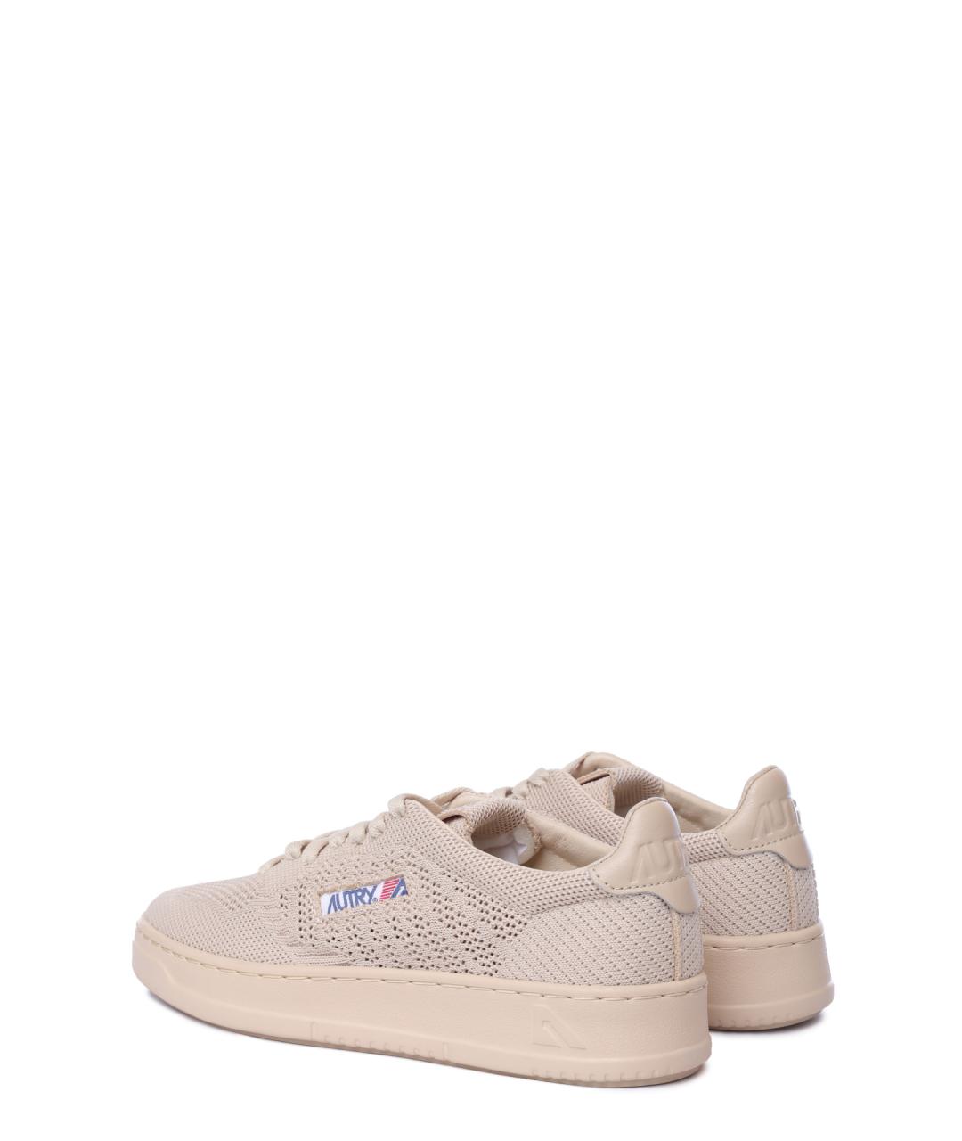 AUTRY Бежевые текстильные кеды, фото 5