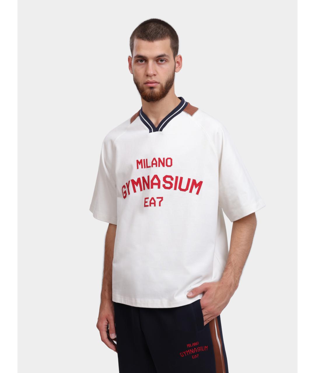 EA7 Белая футболка, фото 3