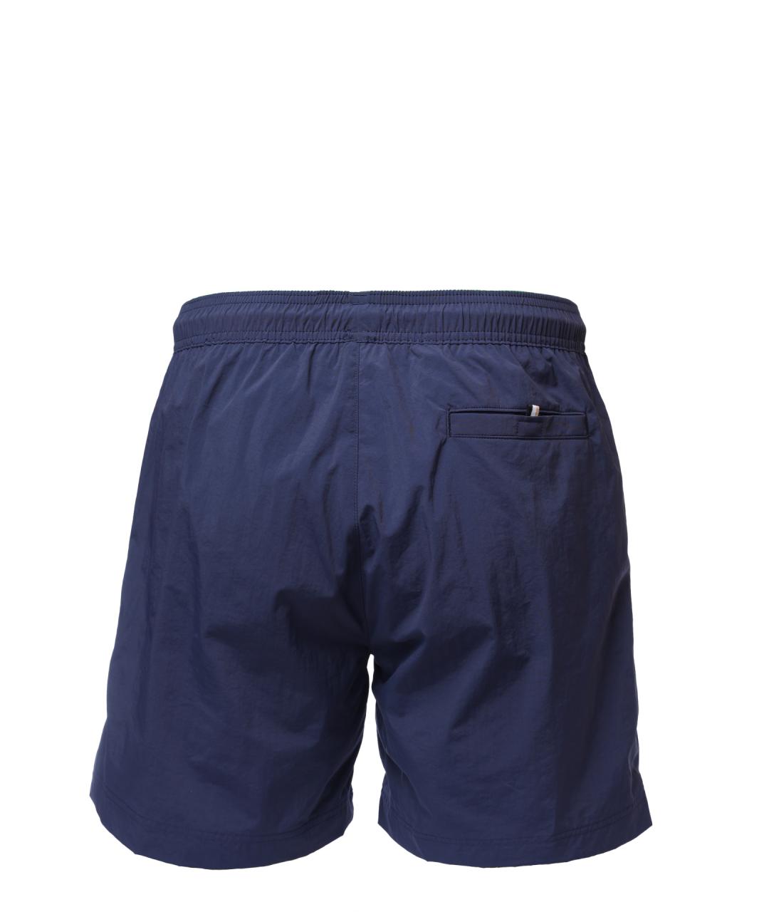 HUGO BOSS Темно-синие полиамидовые шорты, фото 4