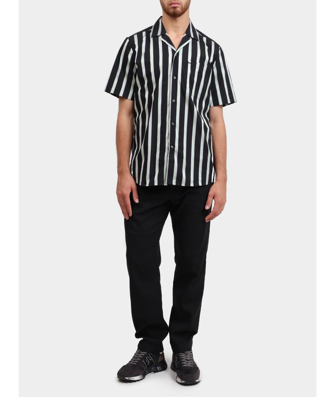 HUGO Черная хлопковая кэжуал рубашка, фото 2