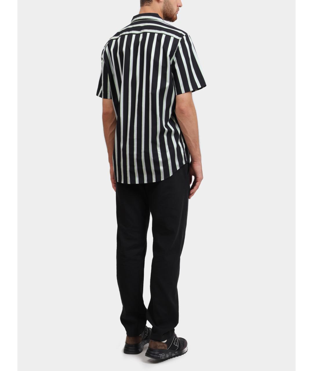 HUGO Черная хлопковая кэжуал рубашка, фото 5