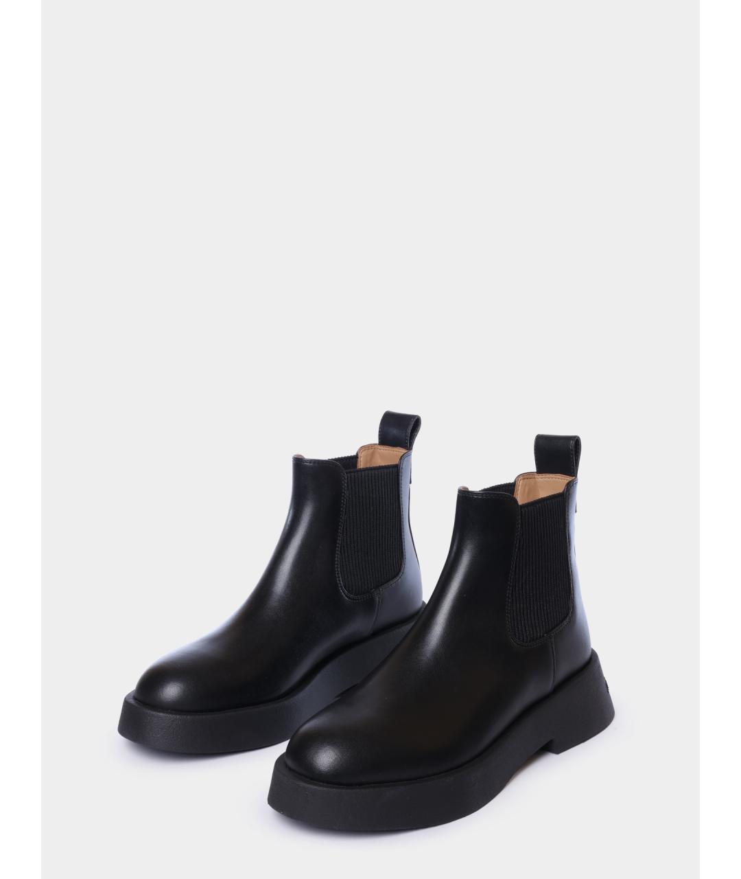 ARMANI EXCHANGE Черные кожаные ботинки, фото 2