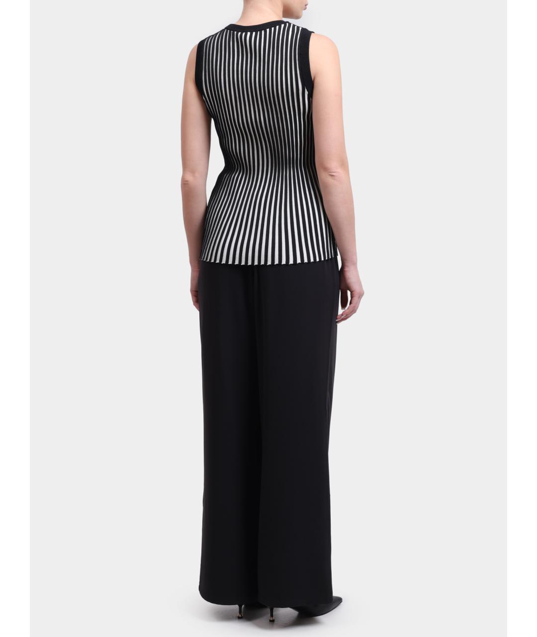 LIU JO Черная вискозная майка, фото 4