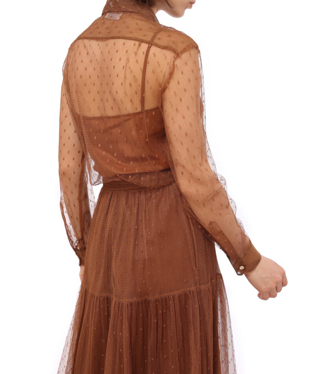 VALENTINO Коричневая блузы, фото 5