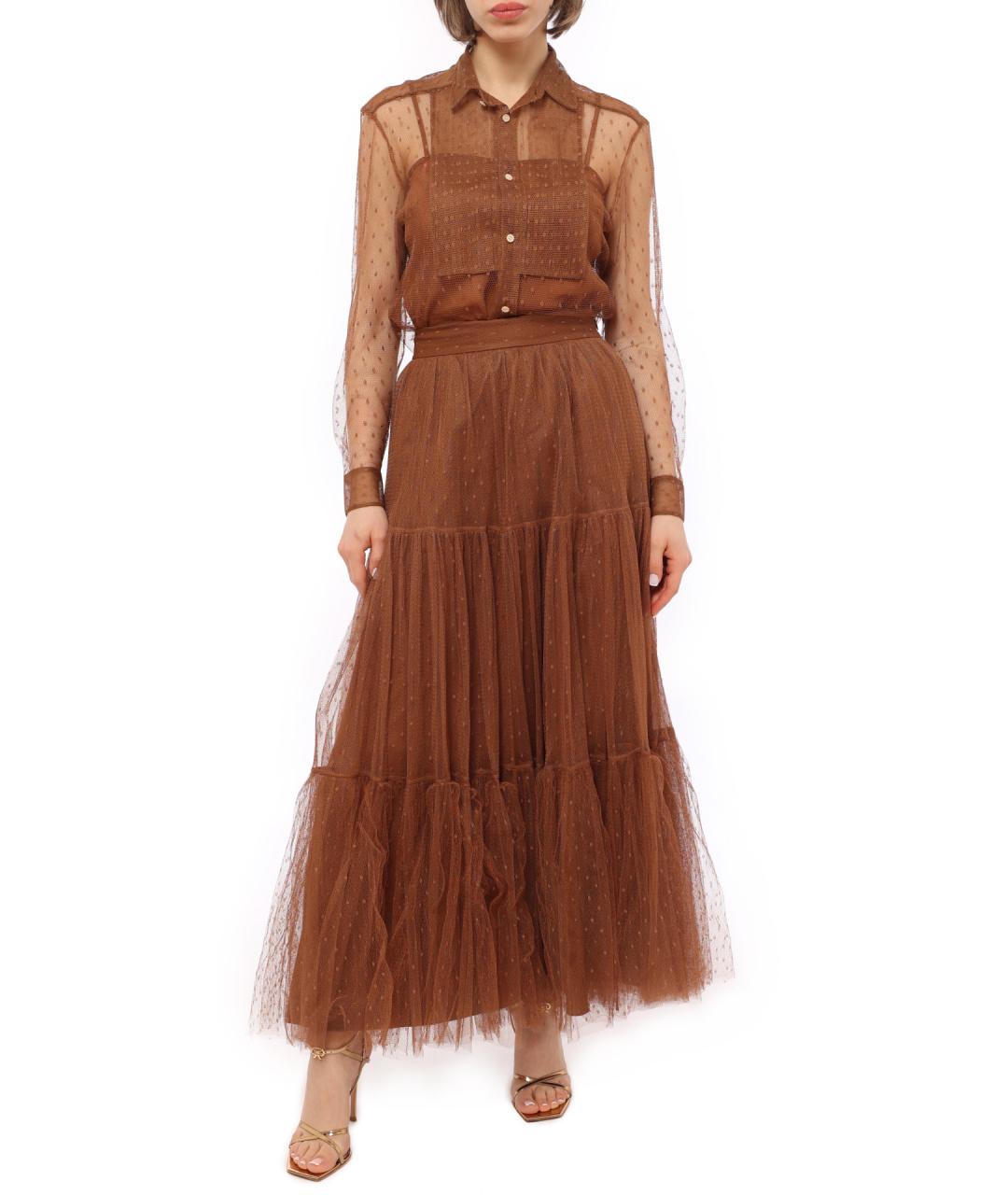 VALENTINO Коричневая блузы, фото 1