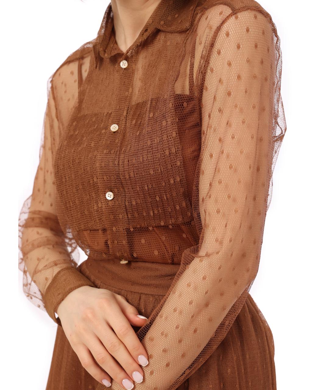 VALENTINO Коричневая блузы, фото 6