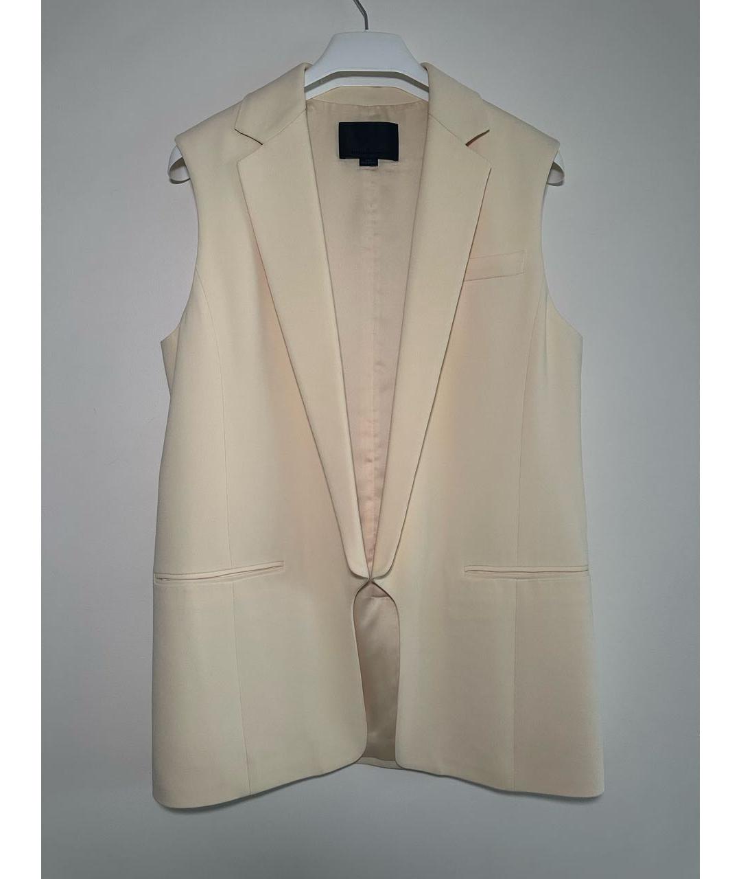 ALEXANDER WANG Бежевый вискозный жилет, фото 9