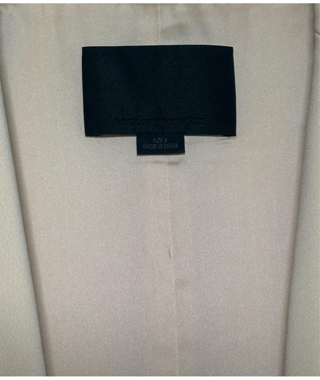 ALEXANDER WANG Бежевый вискозный жилет, фото 4