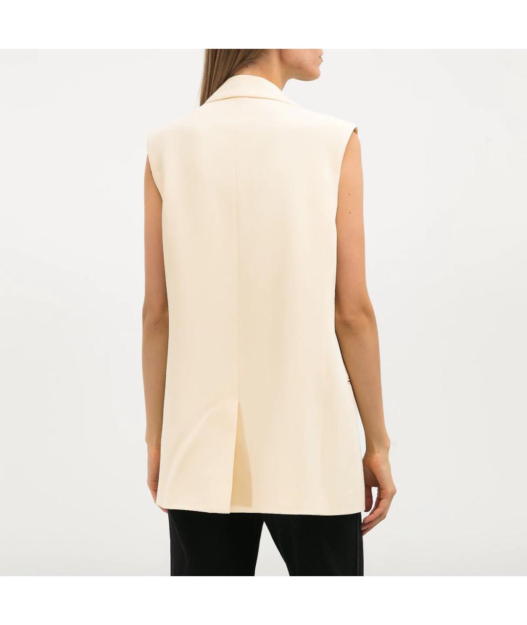 ALEXANDER WANG Бежевый вискозный жилет, фото 8