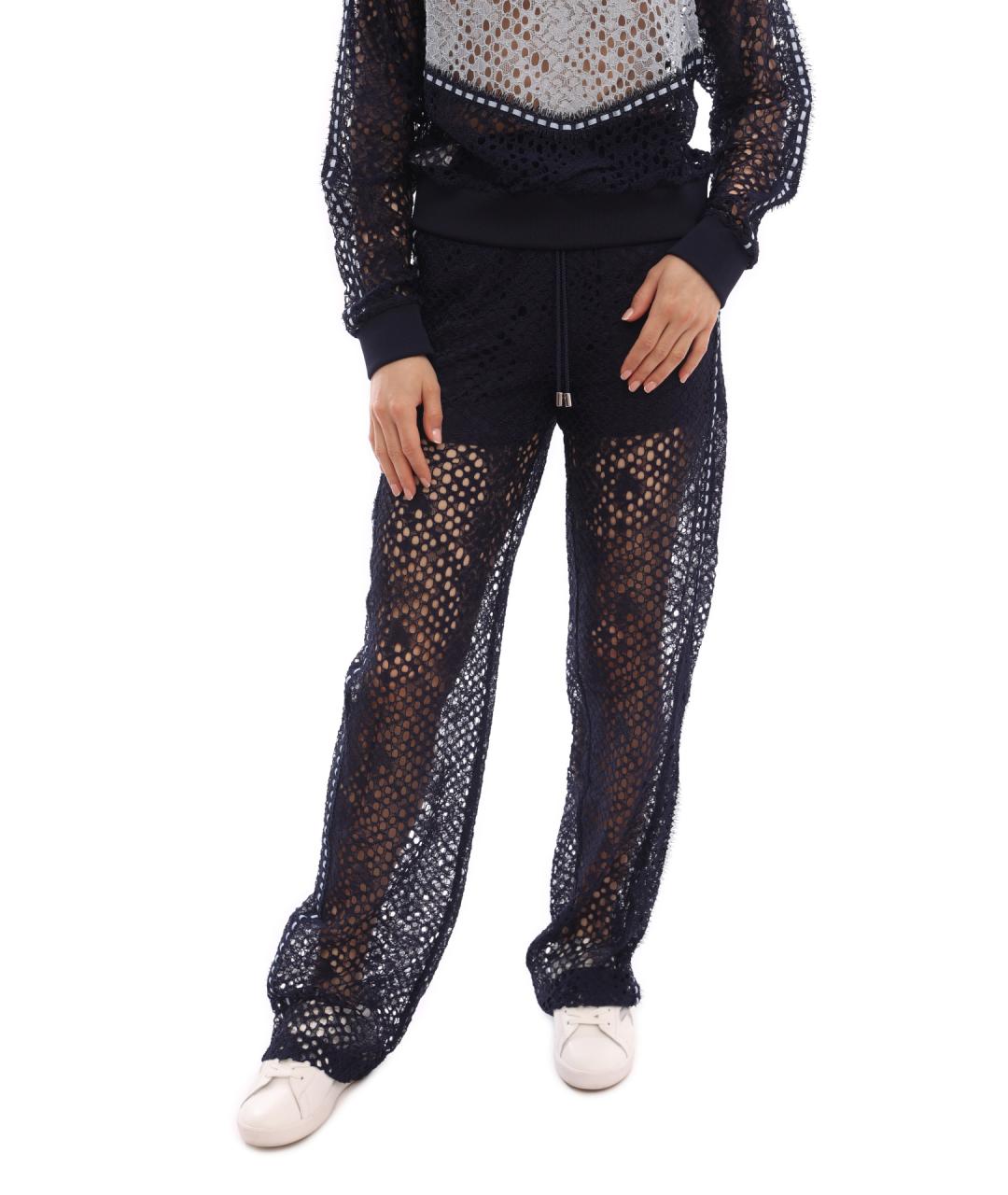 PINKO Синие прямые брюки, фото 3