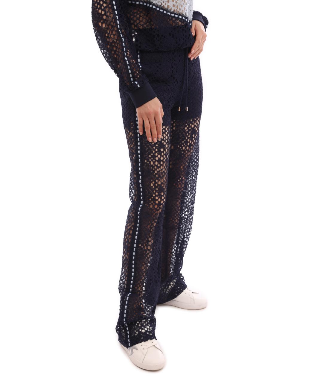 PINKO Синие прямые брюки, фото 2