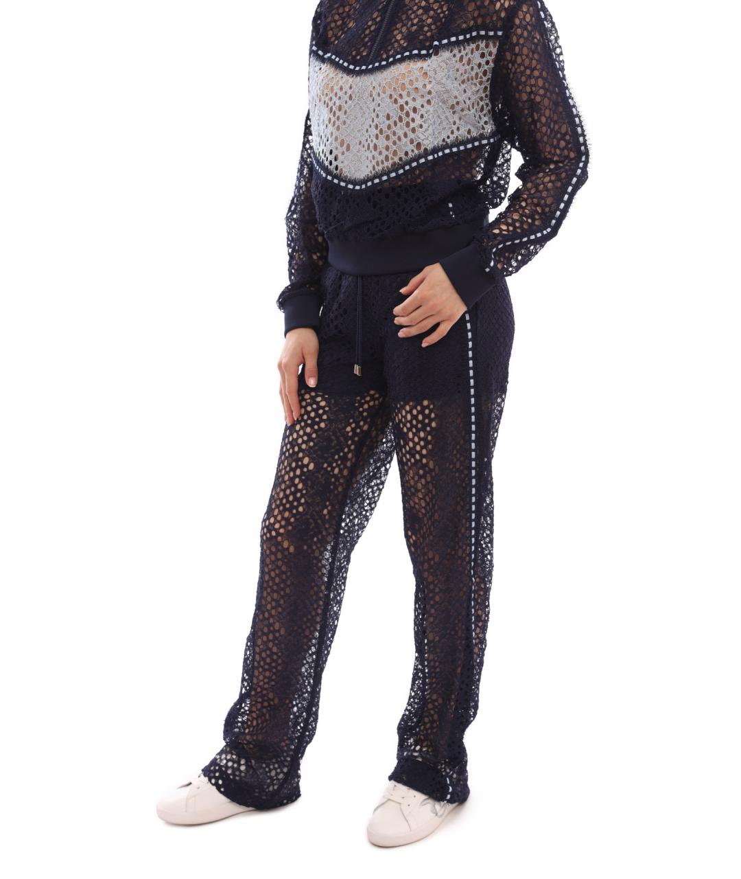 PINKO Синие прямые брюки, фото 4