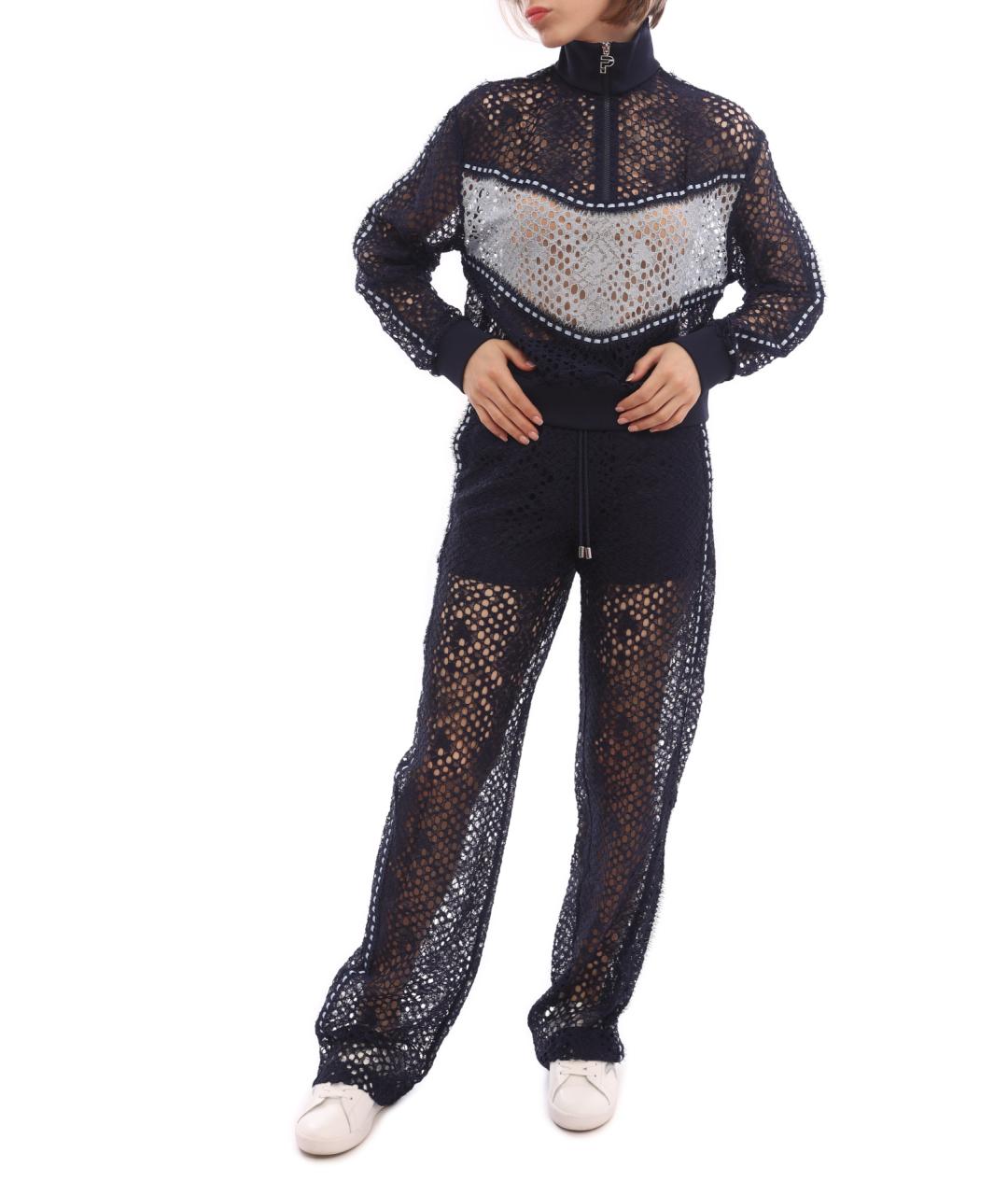 PINKO Синие прямые брюки, фото 1