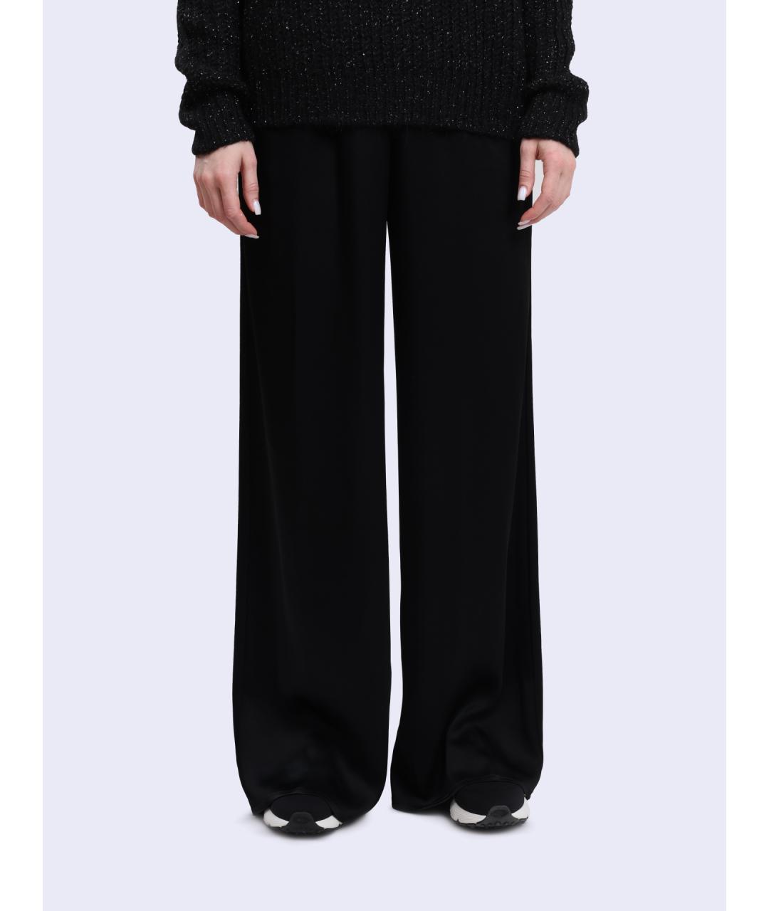 HERNO Черные прямые брюки, фото 6