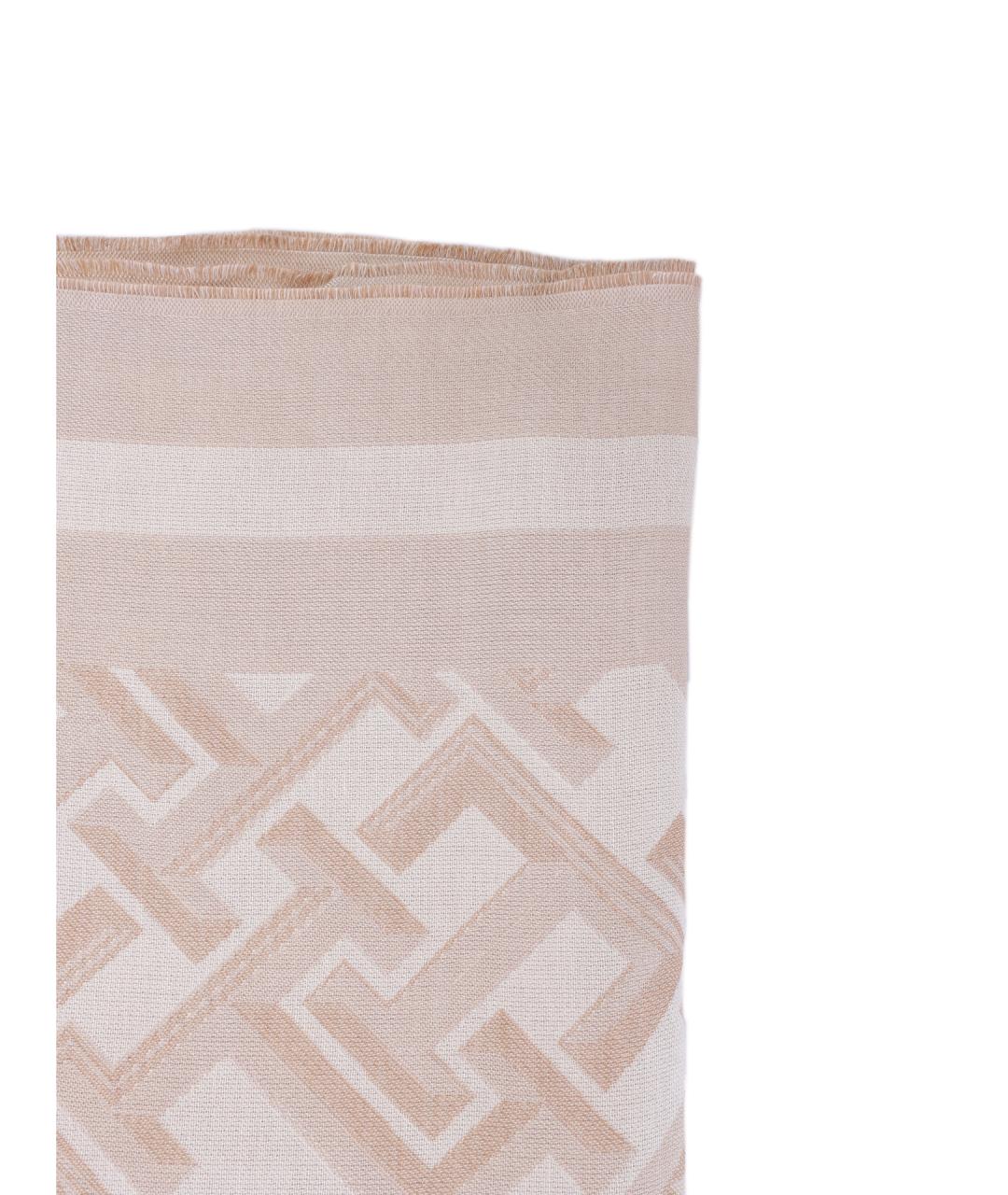 TOMMY HILFIGER Бежевый шарф, фото 3