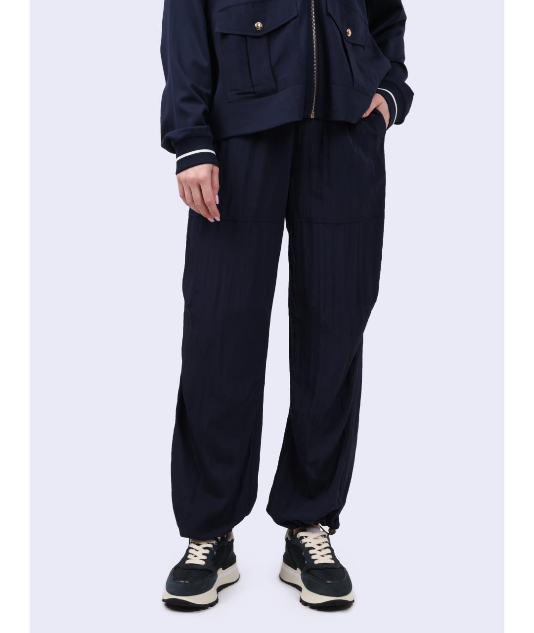 LIU JO Синие прямые брюки, фото 2