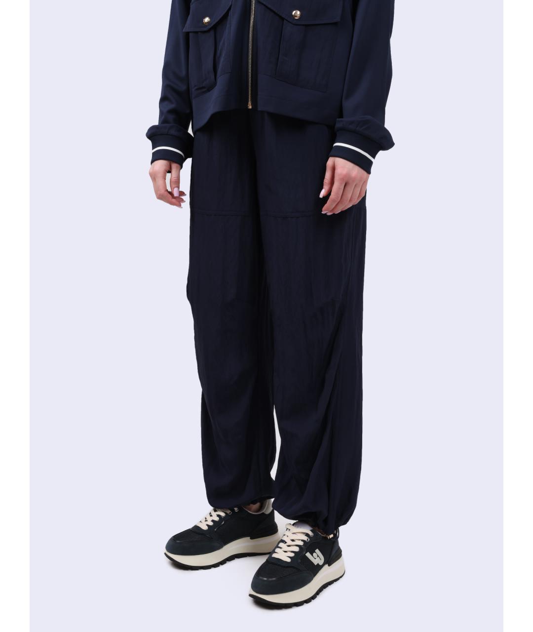 LIU JO Синие прямые брюки, фото 3