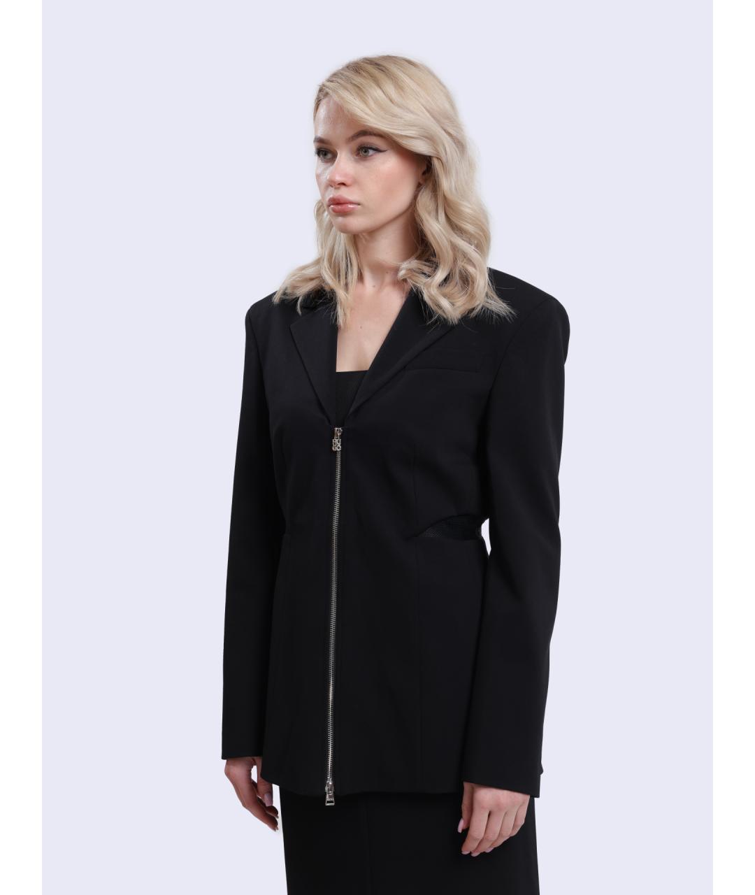 HUGO Черный жакет/пиджак, фото 4