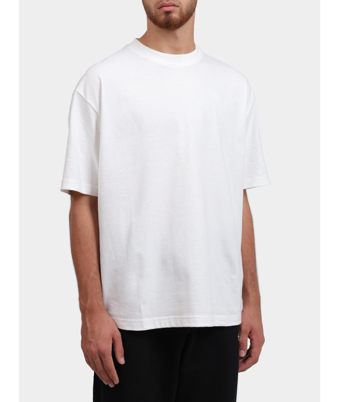 DIESEL Белая хлопковая футболка, фото 3