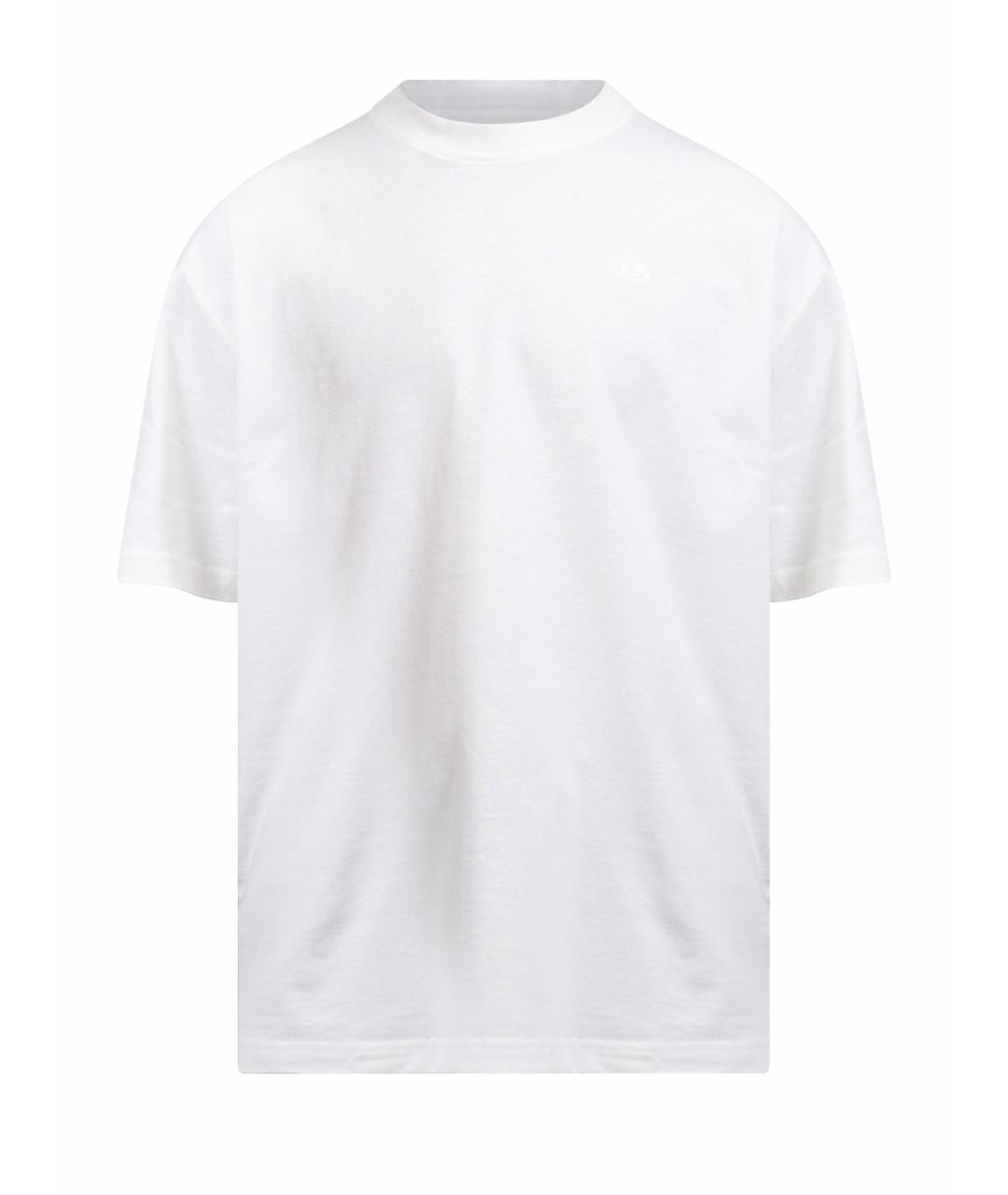 DIESEL Белая хлопковая футболка, фото 1