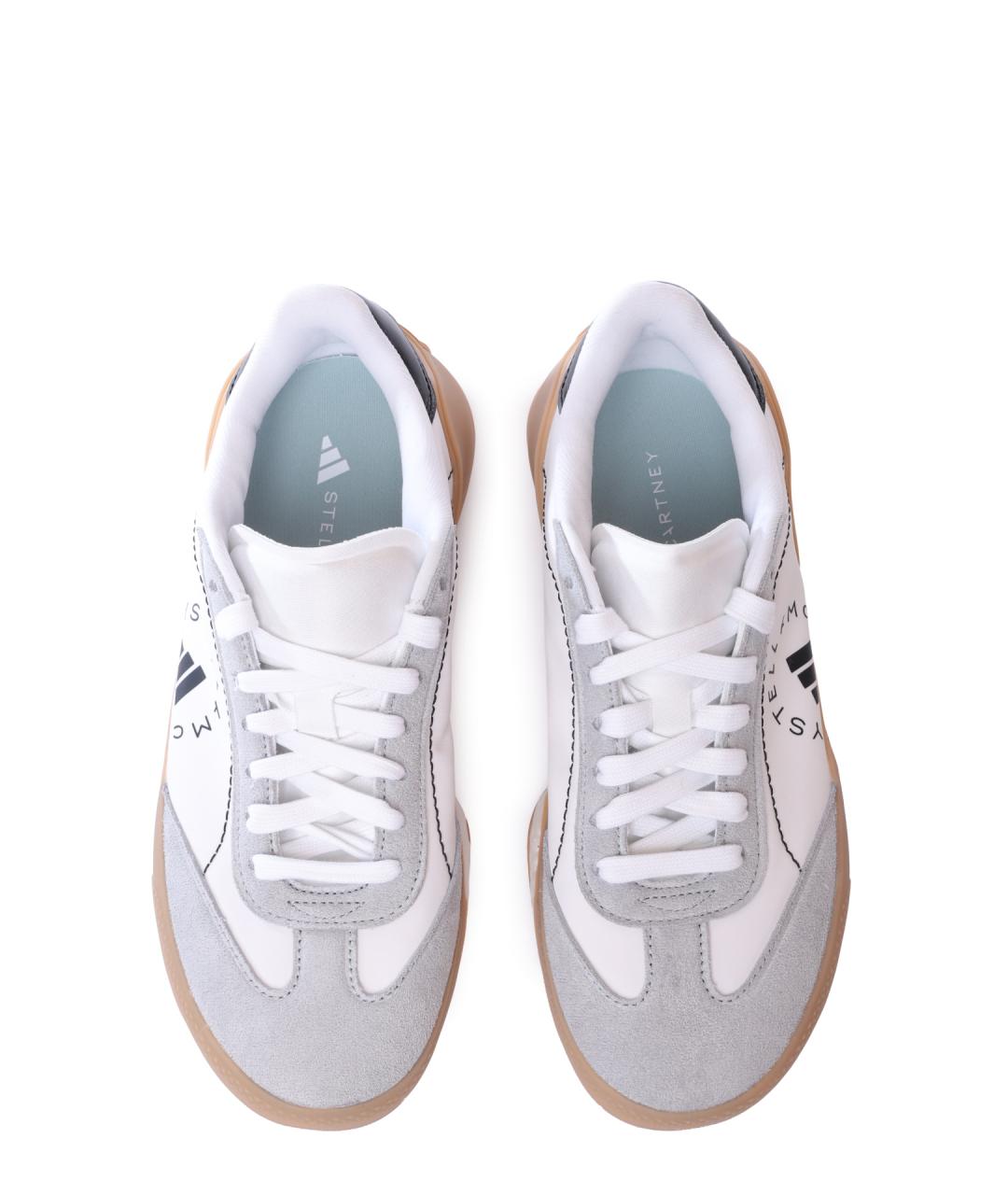 ADIDAS BY STELLA MCCARTNEY Белые кроссовки из искусственной кожи, фото 3
