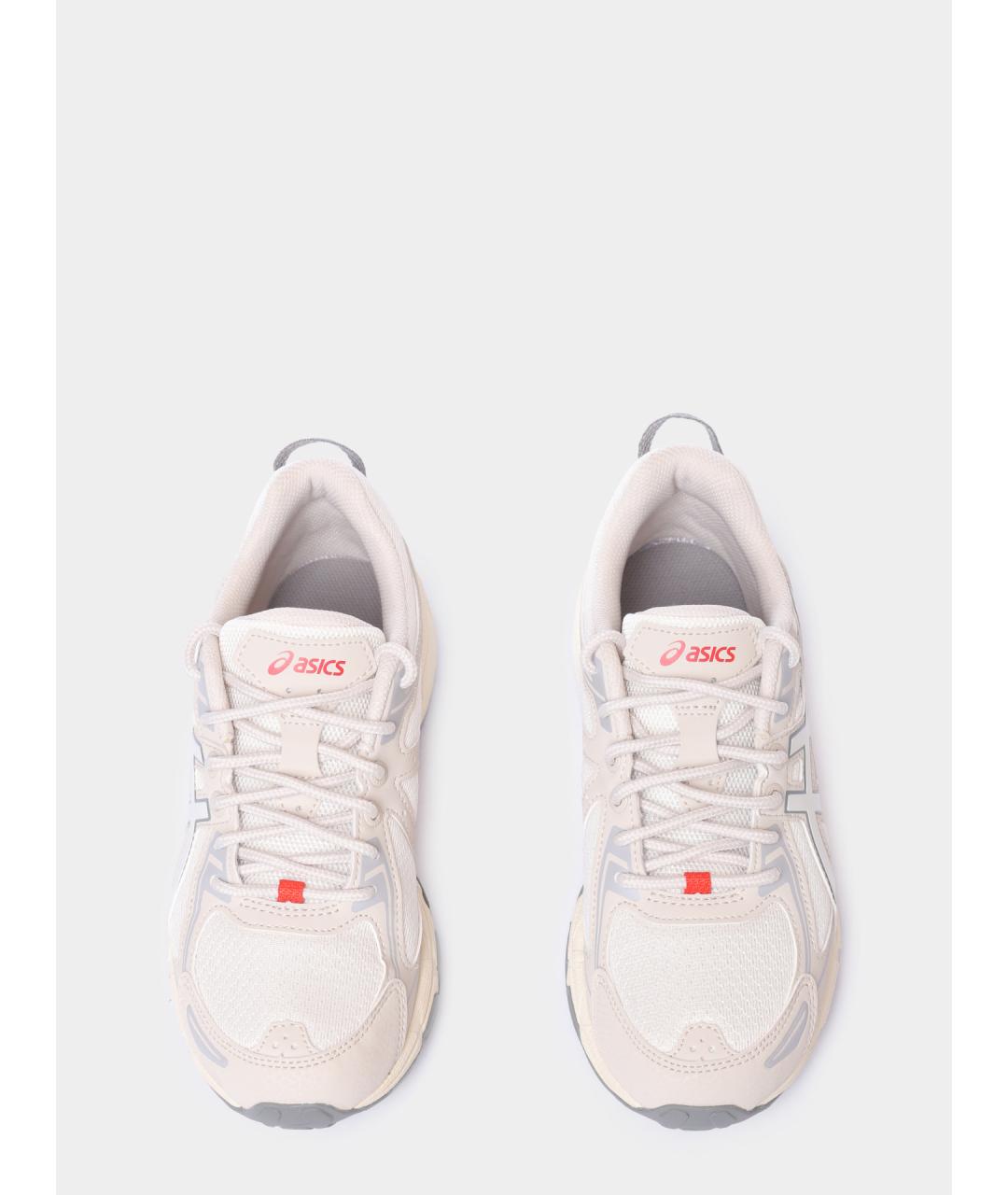 ASICS Бежевые текстильные кроссовки, фото 3