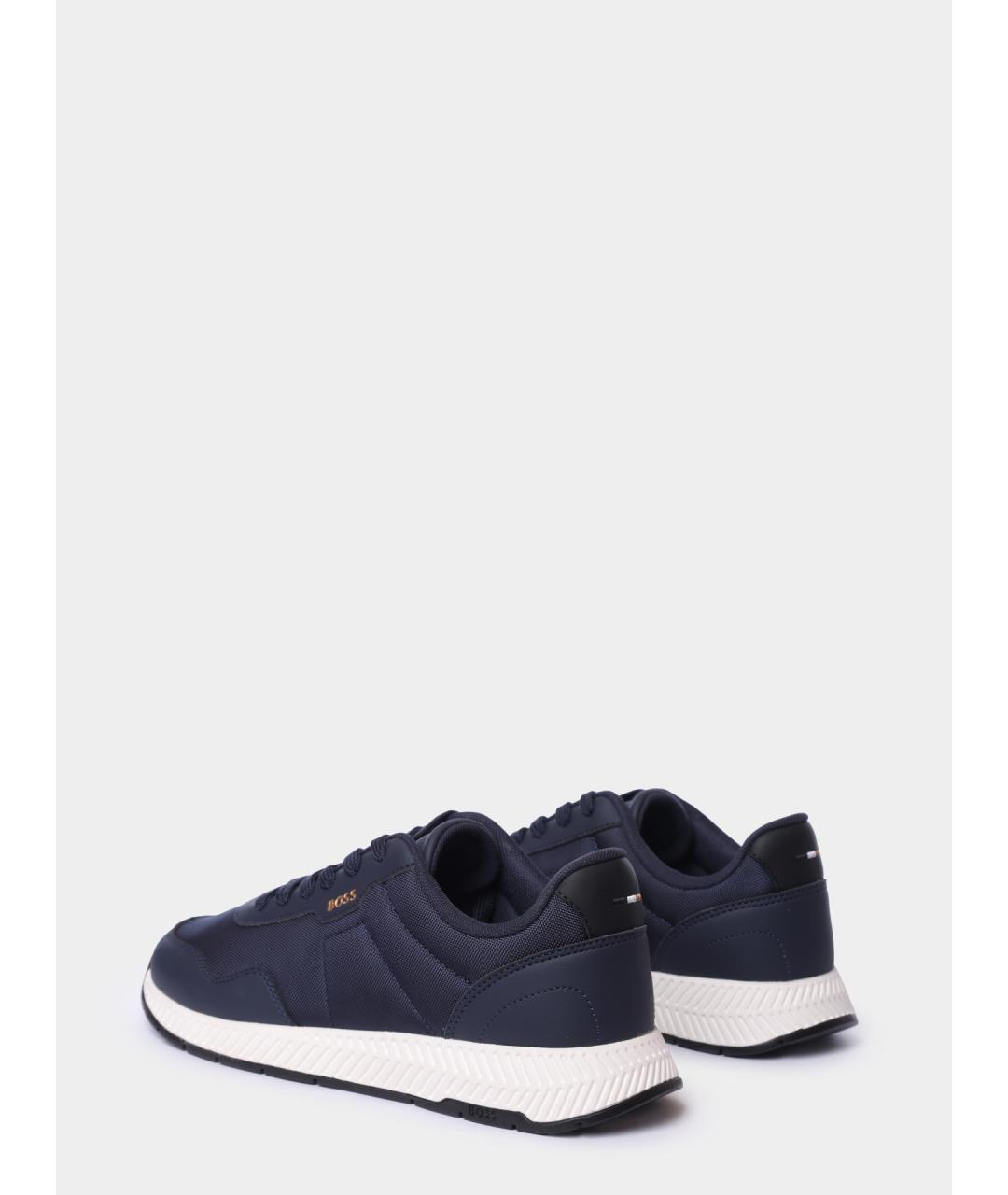 HUGO BOSS Синие низкие кроссовки / кеды, фото 5