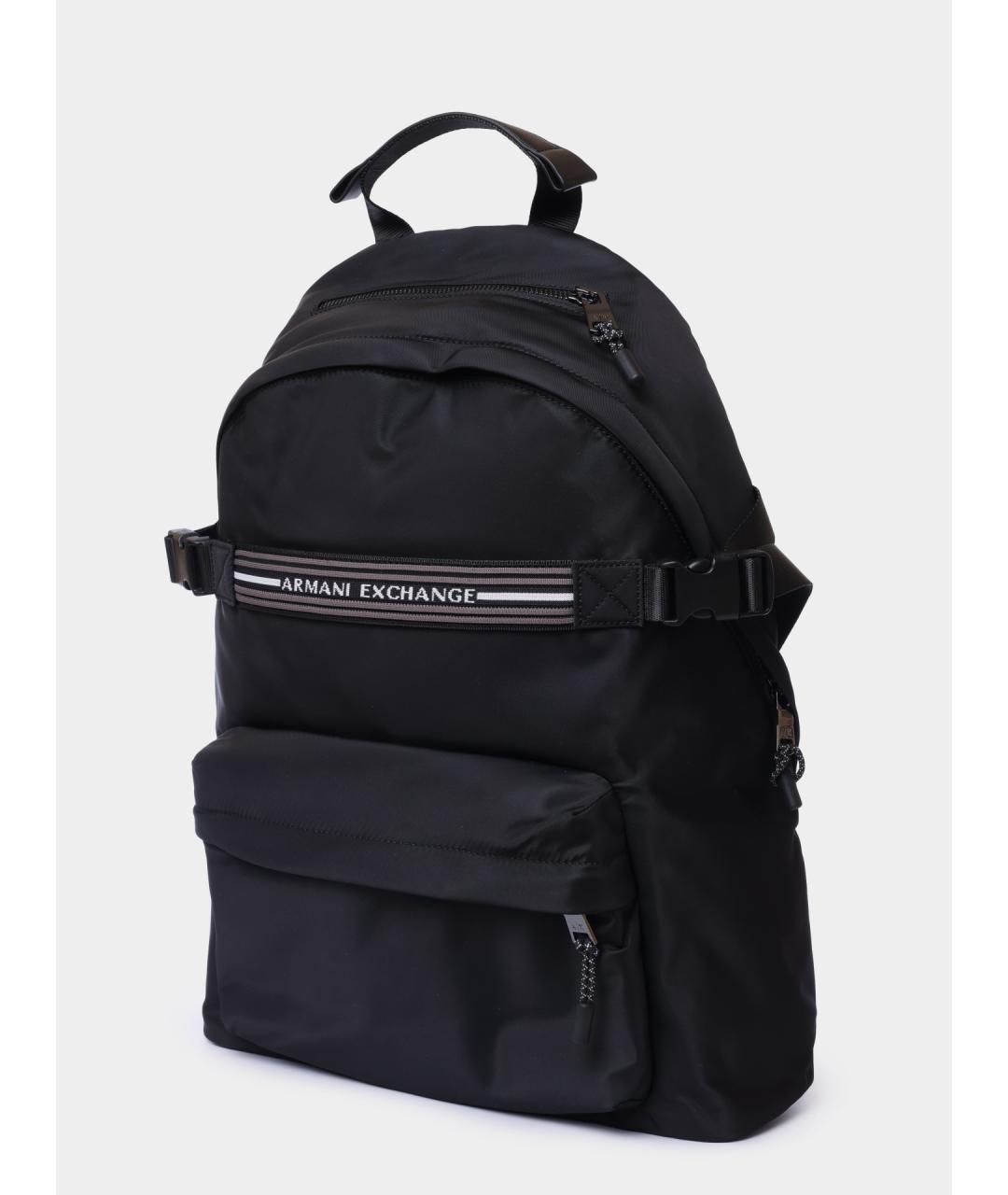ARMANI EXCHANGE Черный тканевый рюкзак, фото 2