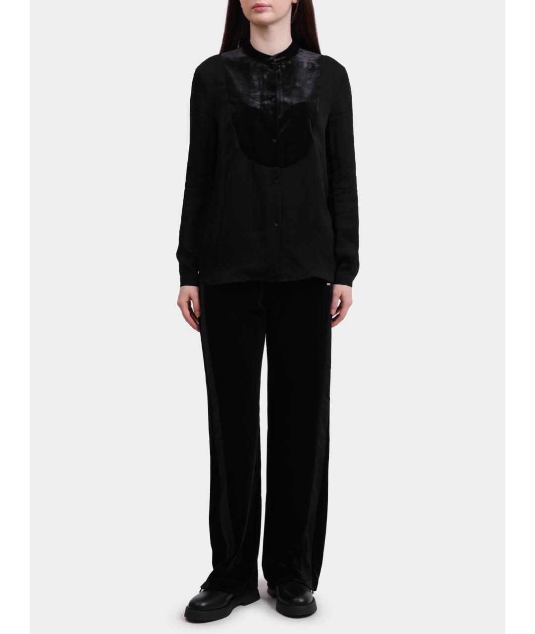 ARMANI EXCHANGE Черные прямые брюки, фото 2