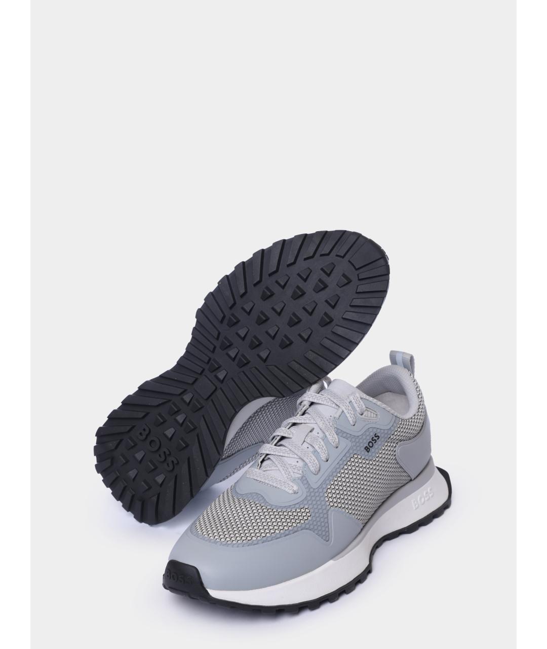 HUGO BOSS Серые низкие кроссовки / кеды, фото 4