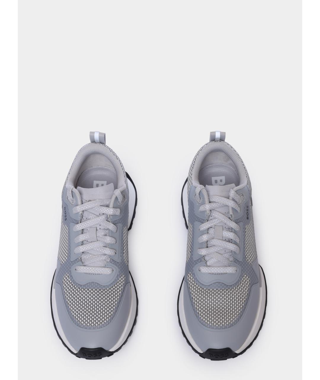 HUGO BOSS Серые низкие кроссовки / кеды, фото 3