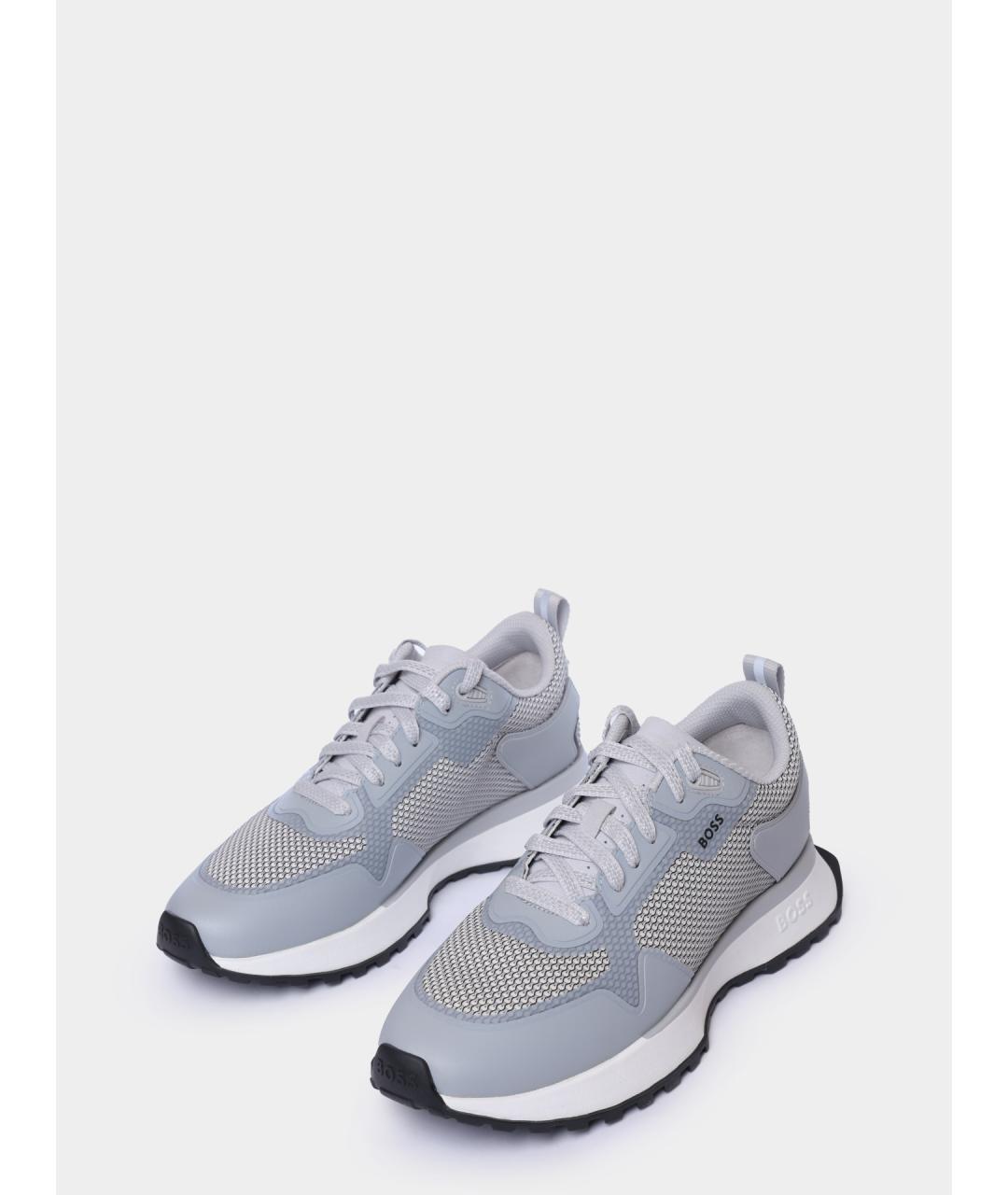 HUGO BOSS Серые низкие кроссовки / кеды, фото 2