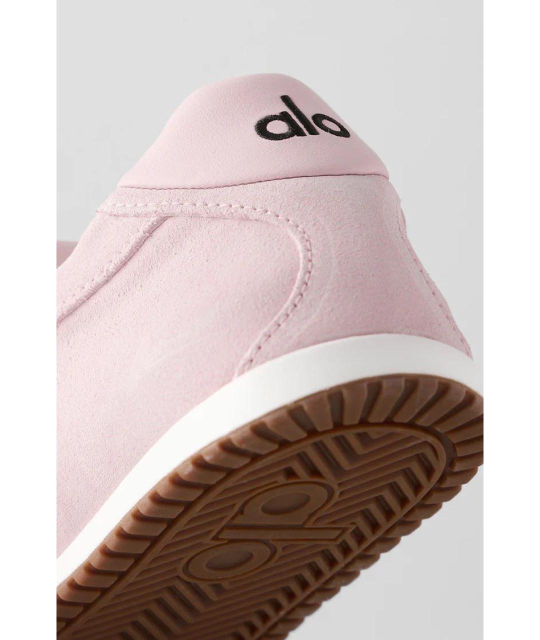 ALO YOGA Розовые замшевые кроссовки, фото 2
