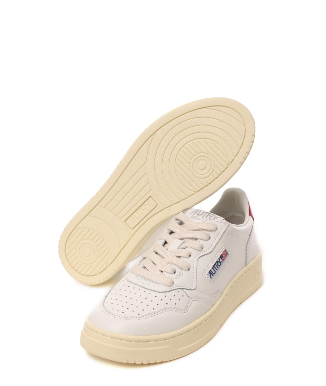 AUTRY Белые кожаные кеды, фото 4