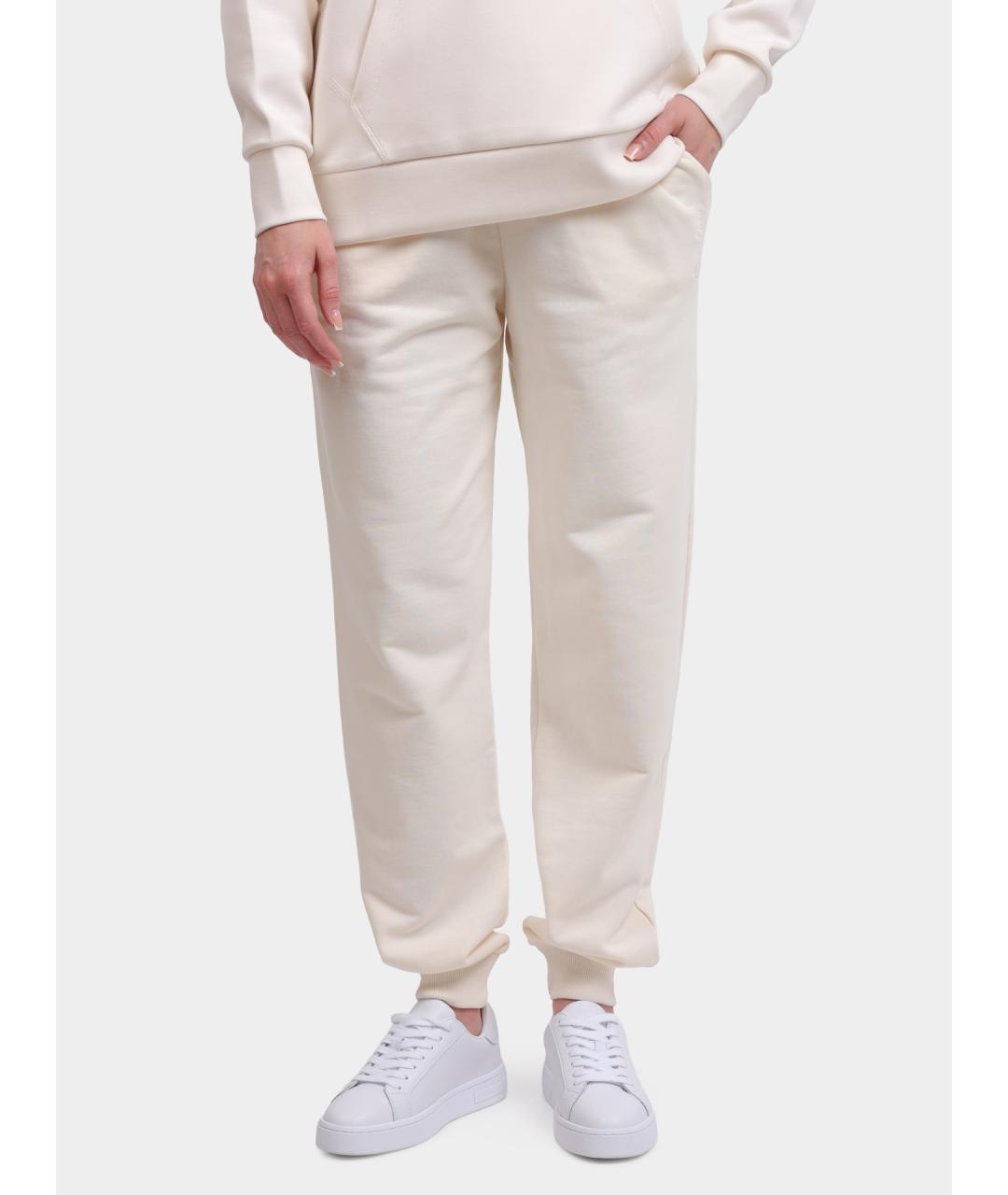 ARMANI EXCHANGE Бежевые хлопковые спортивные брюки и шорты, фото 2