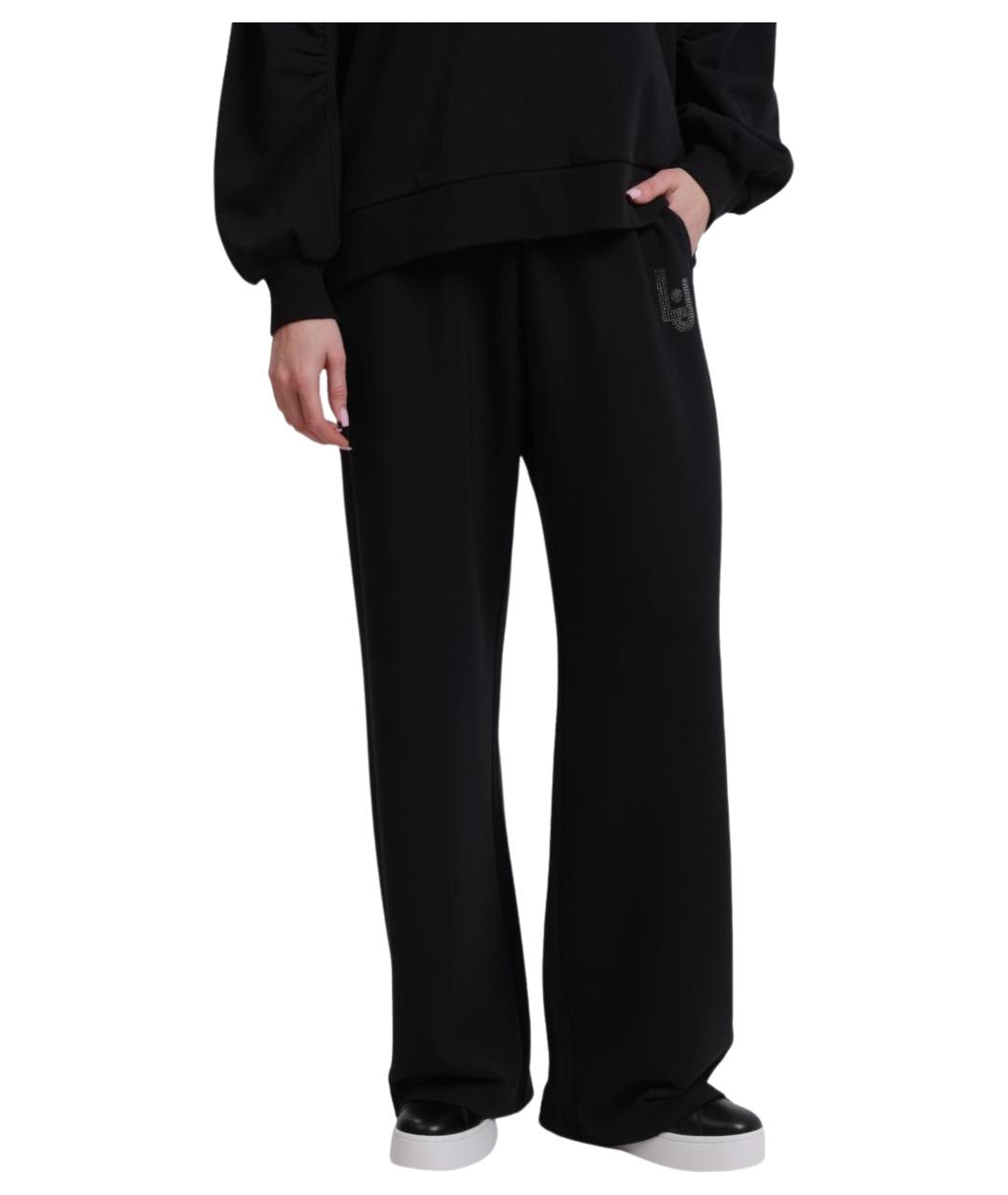 LIU JO Черные прямые брюки, фото 1