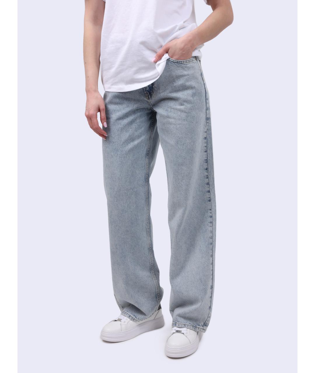 LIU JO Голубые прямые джинсы, фото 3