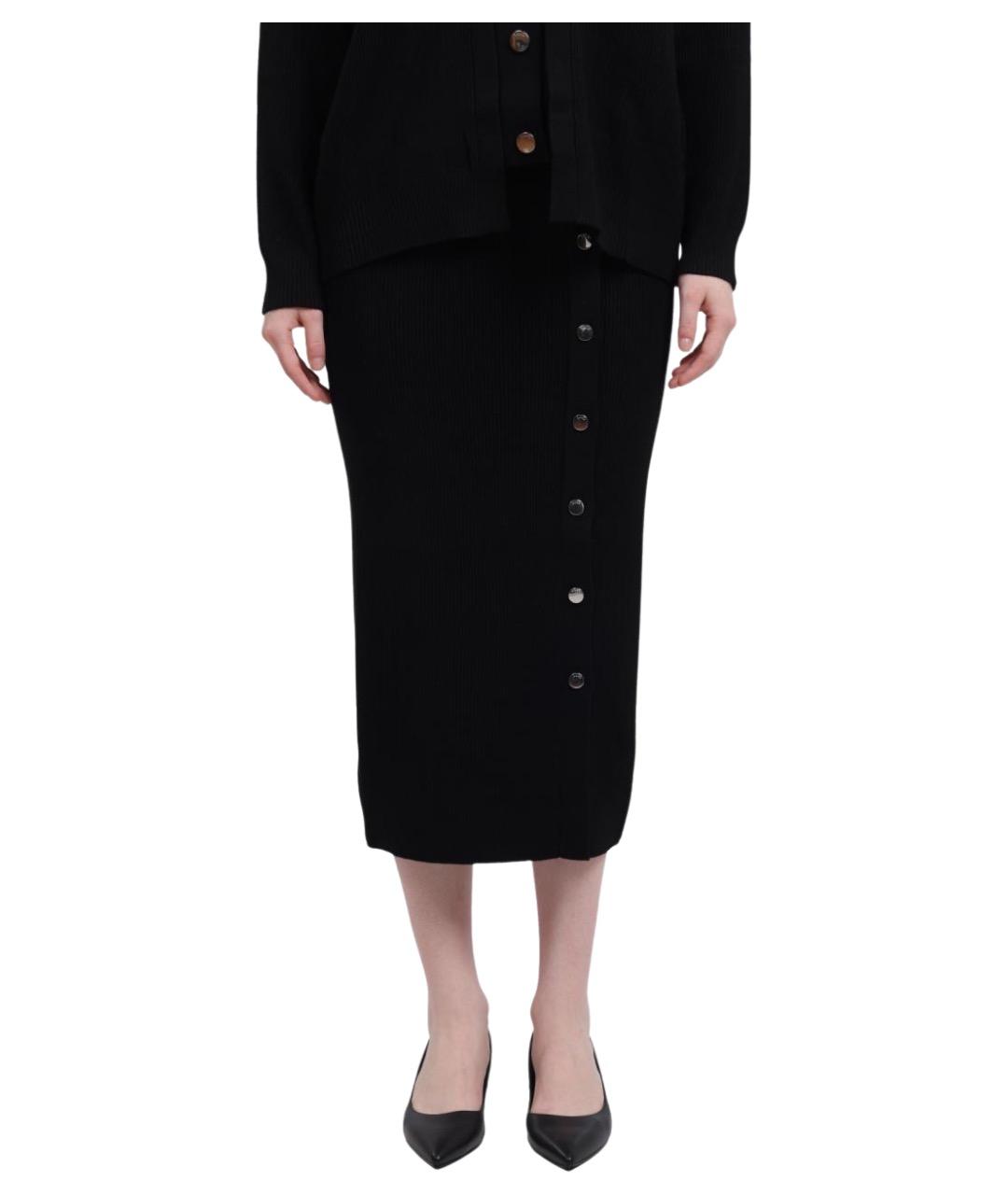 LIU JO Черная юбка миди, фото 1