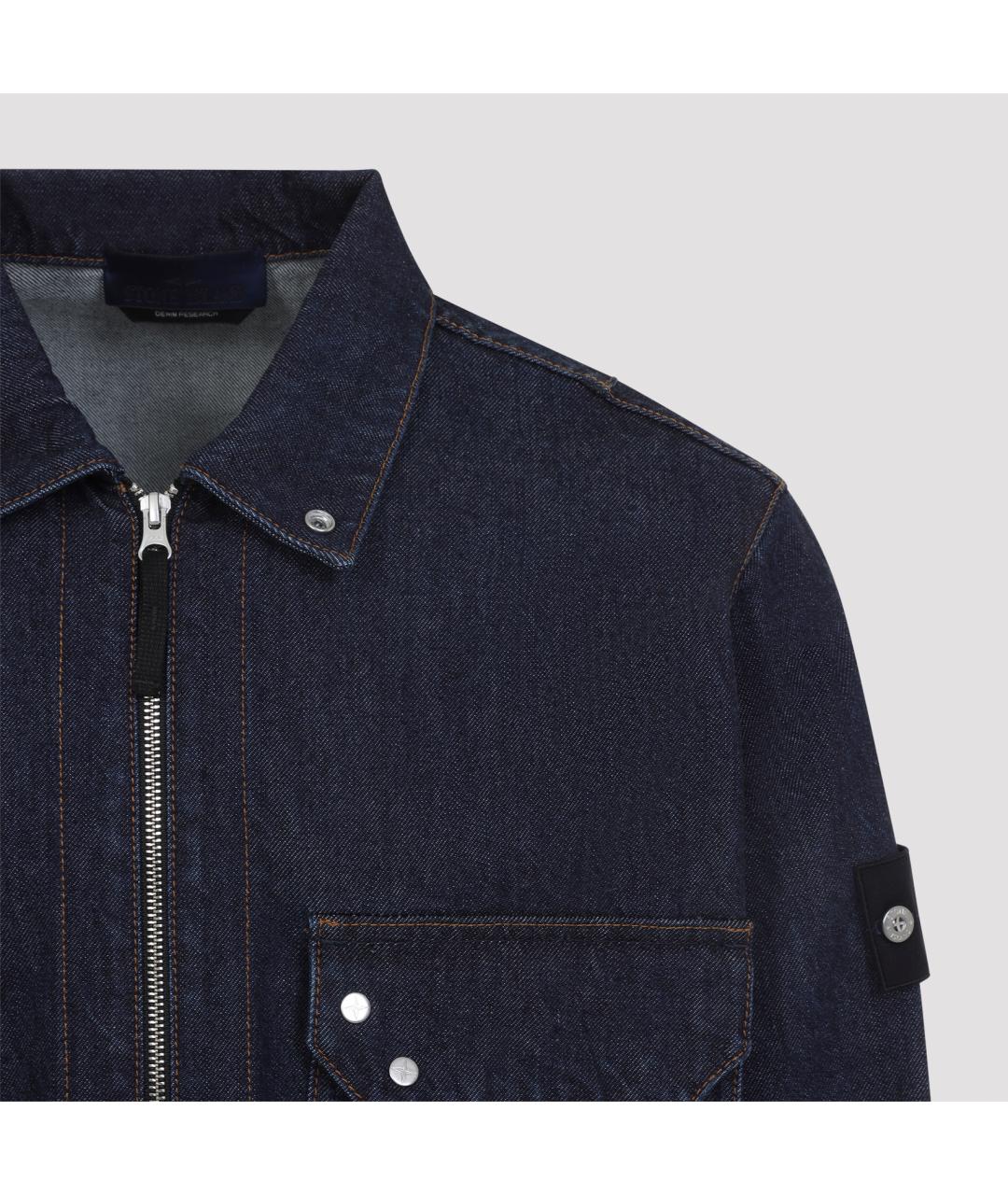STONE ISLAND Синяя хлопковая куртка, фото 4