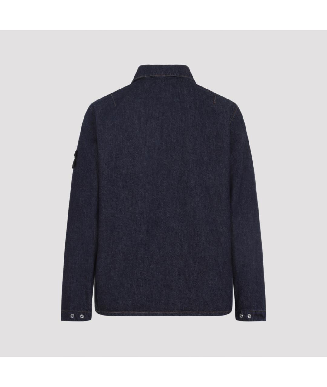 STONE ISLAND Синяя хлопковая куртка, фото 3