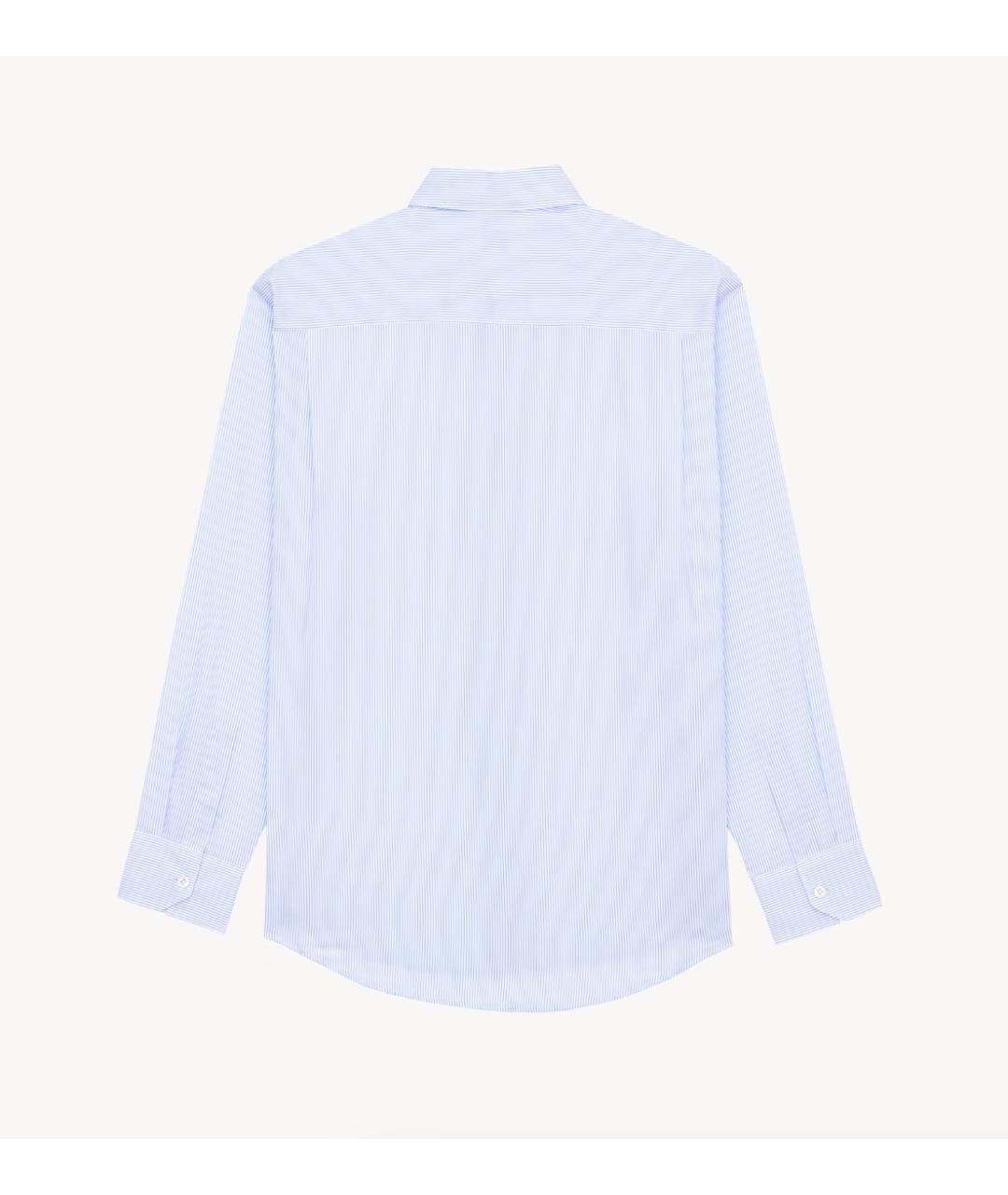 SAINT LAURENT Голубая хлопковая кэжуал рубашка, фото 3