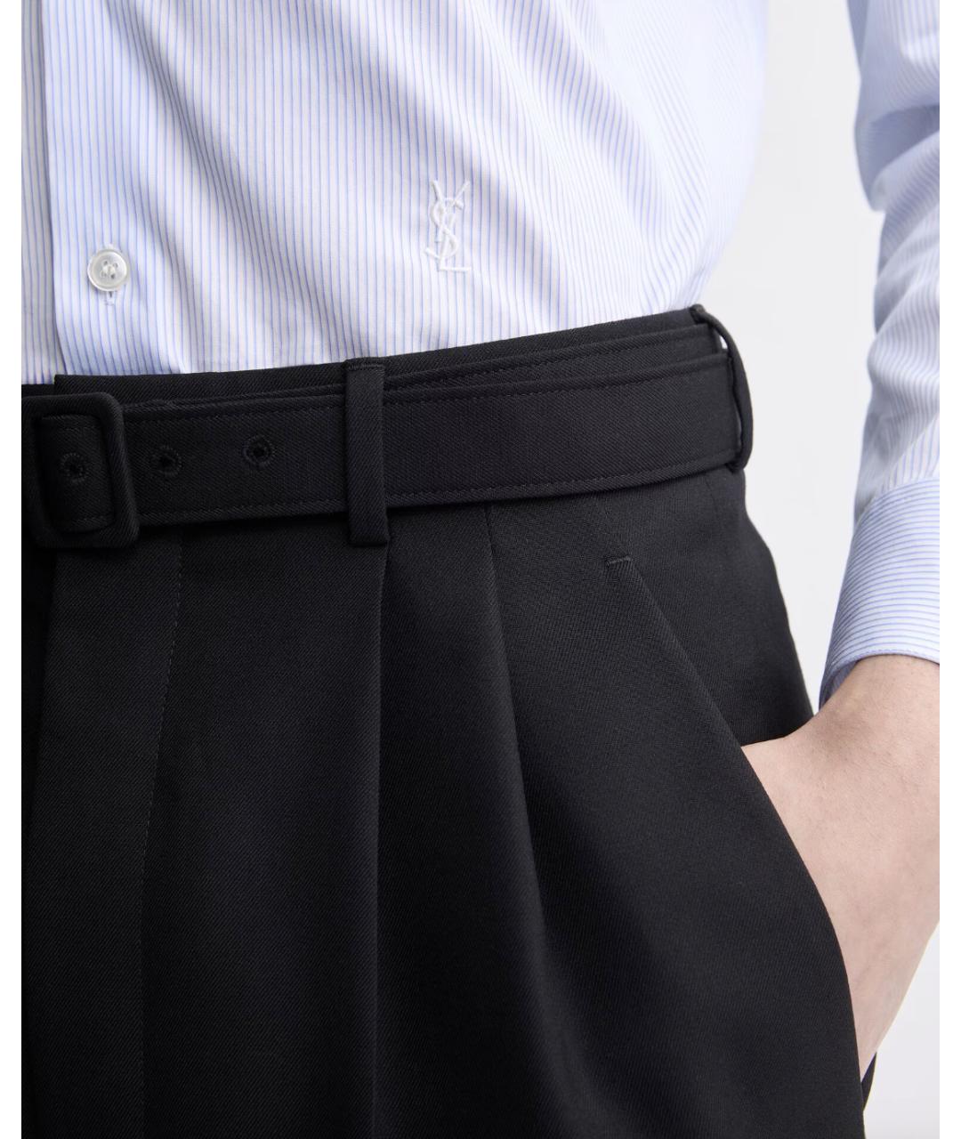 SAINT LAURENT Голубая хлопковая кэжуал рубашка, фото 2