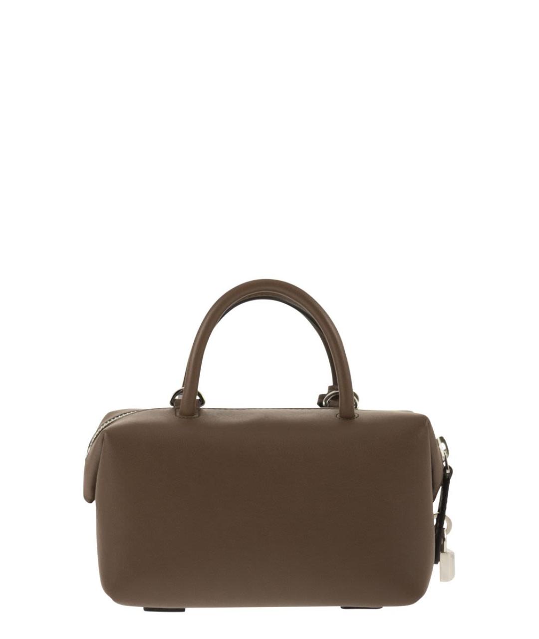 MAX MARA Коричневая кожаная сумка тоут, фото 2