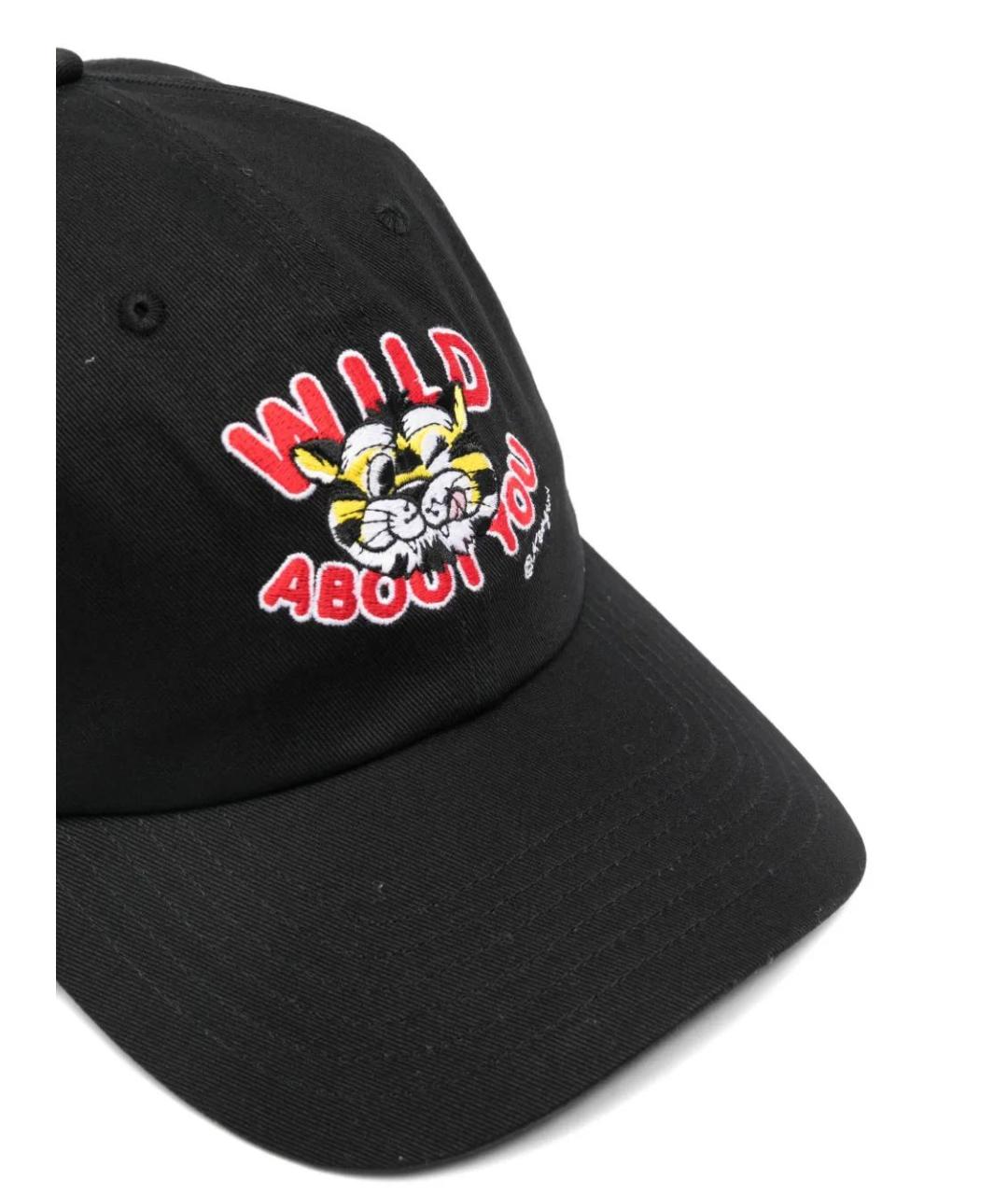 KENZO Черная хлопковая кепка, фото 3