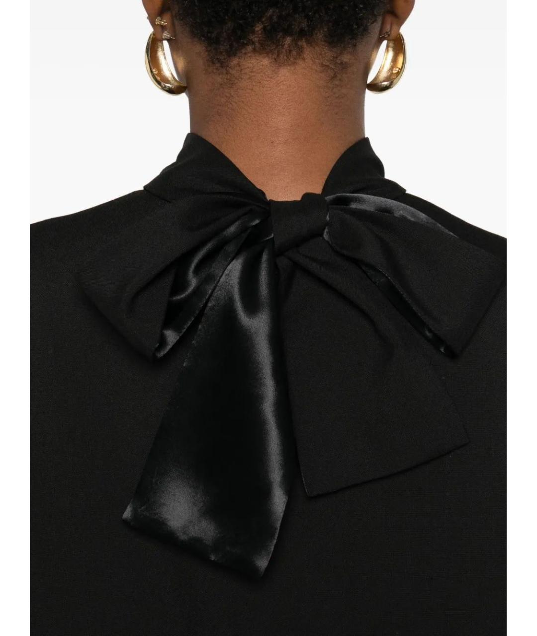 MARNI Черное шерстяное повседневное платье, фото 5