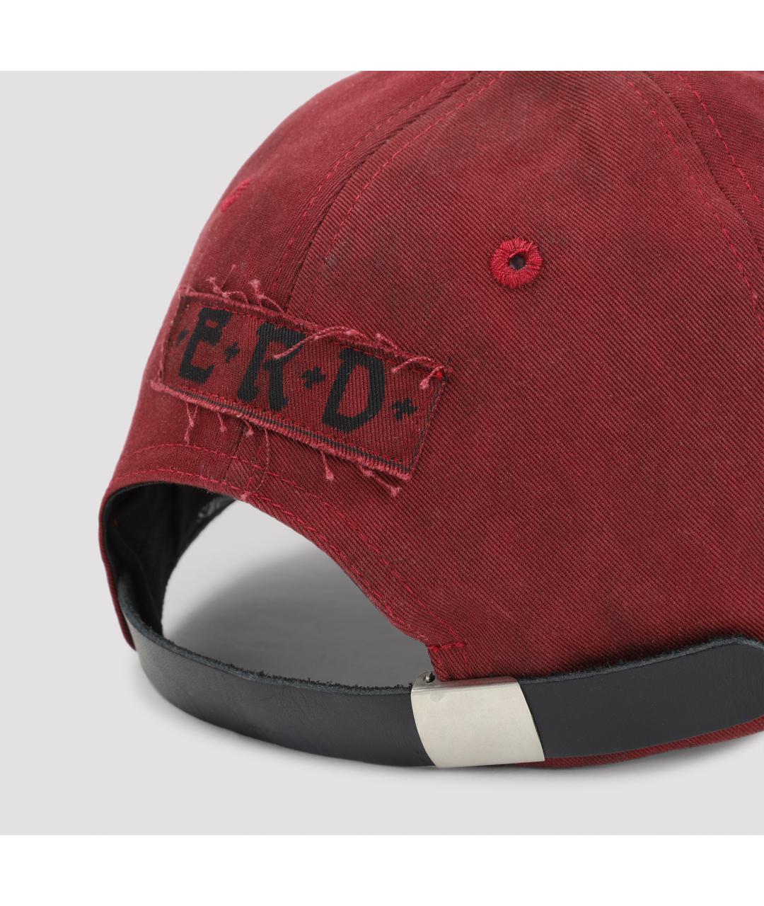 Enfants Riches Déprimés Красная хлопковая кепка, фото 4