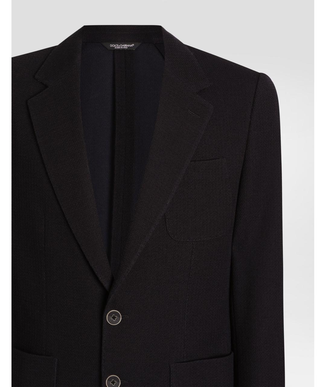 DOLCE&GABBANA Темно-синий пиджак, фото 3